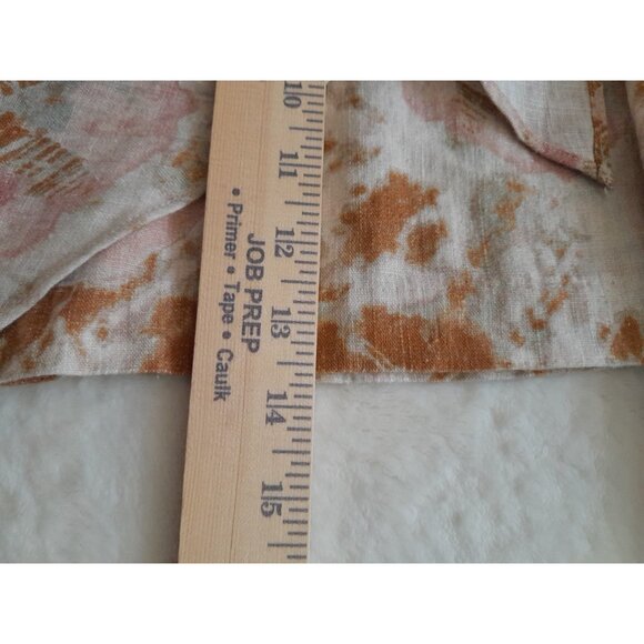 New Free People Size 4 Boho Sweet As Beach Linen Blend Casual Summer Mini Skirt - Picture 11 of 12